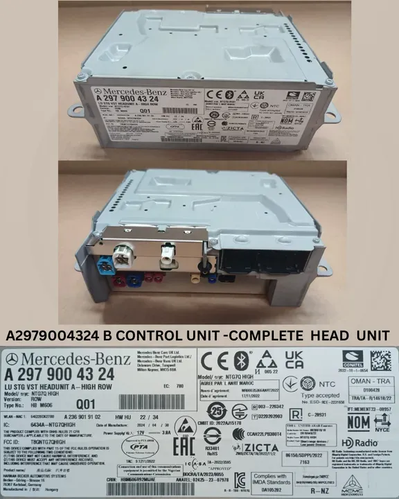 CONTROL UNIT -COMPLETE  HEAD  UNIT W206 / W254
